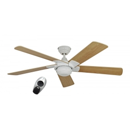 Rotary white beech με τηλεχειρισμό by Casafan