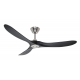 ECO GENUINO 152 MS Chrome Black με DC μοτέρ και τηλεχειρισμό της Casafan