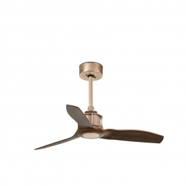 Just Fan XS 81 Copper Walnut με DC μοτέρ και τηλεχειρισμό της FARO