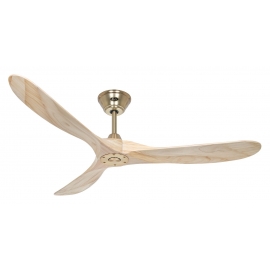 ECO GENUINO 152 Polished Brass Natural με DC μοτέρ και τηλεχειρισμό της Casafan