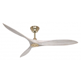 Eco Airscrew 152 Brushed Brass Washed White με DC μοτέρ της Casafan