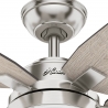 Arcot 117 Brushed Nickel με φωτιστικό της Hunter