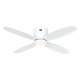 ECO Plano II Λευκός 112 με DC μοτέρ και LED φωτιστικό της Casafan
