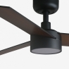 Rudder S Μαύρος με DC μοτε΄ρ και LED φωτιστικό της Faro