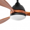 Poros 132 Μαύρος με DC μοτέρ και LED φωτιστικό της Faro