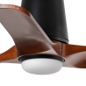 Heywood Tub 90 Μαύρος Καρυδιά με DC μοτέρ και LED φωτιστικό της Faro