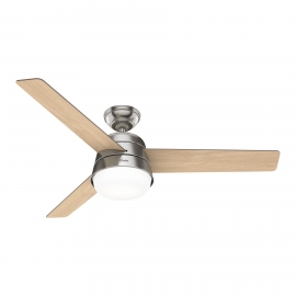 Finley Nickel 132 με φωτιστικό και τηλεχειρισμό της Hunter