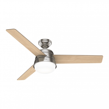 Finley Nickel 132 με φωτιστικό και τηλεχειρισμό της Hunter