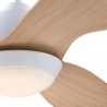 Magnolia Λευκός με DC μοτέρ και LED φωτιστικό της Westinghouse