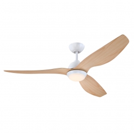 Magnolia Λευκός με DC μοτέρ και LED φωτιστικό της Westinghouse