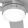 Giannis Γκρι με LED φωτιστικό και τηλεχειρισμό της Hunter