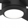 Greta Ματ Μαύρος με DC μοτέρ και LED φωτιστικό της Hunter