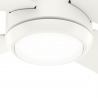 Greta Λευκός με DC μοτέρ και LED φωτιστικό της Hunter