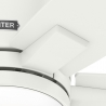 Valencia Λευκός με LED φωτιστικό και τηλεχειρισμό της Hunter