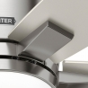 Valencia Χρώμιο με LED φωτιστικό και τηλεχειρισμό της Hunter