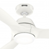 Calabasas Λευκός με DC μοτέρ και LED φωτιστικό της Hunter