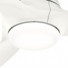 Calabasas Λευκός με DC μοτέρ και LED φωτιστικό της Hunter