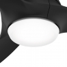 Calabasas LP Ματ Μαύρος με DC μοτέρ και LED φωτιστικό της Hunter