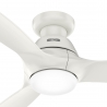 Calabasas LP Λευκός με DC μοτέρ και LED φωτιστικό της Hunter