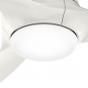 Calabasas LP Λευκός με DC μοτέρ και LED φωτιστικό της Hunter