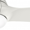 Calabasas LP Λευκός με DC μοτέρ και LED φωτιστικό της Hunter
