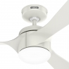 Rosedale Λευκός με DC μοτέρ και LED φωτιστικό της Hunter
