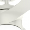 Rosedale Λευκός με DC μοτέρ και LED φωτιστικό της Hunter