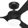 Rosedale Μαύρος με DC μοτέρ και LED φωτιστικό της Hunter