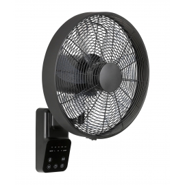Επίτοιχος ανεμιστήρας Airos ECO Design Μαύρος με τηλεχειρισμό της Casafan