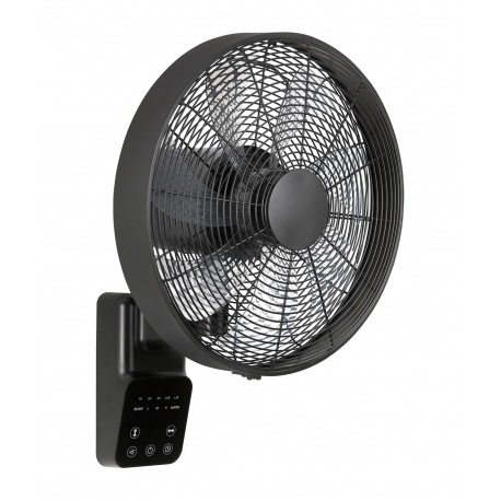 Επίτοιχος ανεμιστήρας AIros ECO Design Μαύρος με τηλεχειρισμό της Casafan