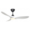 ECO GENUINO L 122 MS MW Μαύρος Λευκός με DC μοτέρ και LED φωτιστικό της Casafan