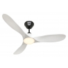 ECO GENUINO L 122 MS MW Μαύρος Λευκός με DC μοτέρ και LED φωτιστικό της Casafan