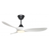 ECO GENUINO L 122 MS MW Μαύρος Λευκός με DC μοτέρ και LED φωτιστικό της Casafan