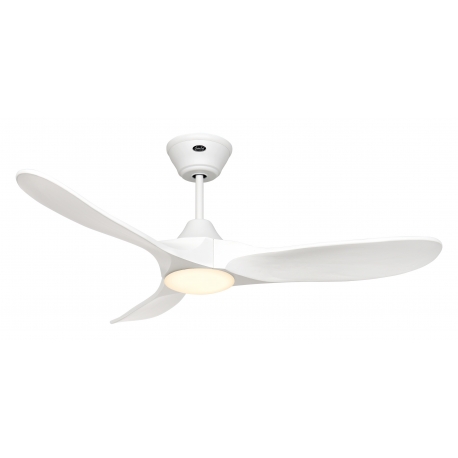 ECO GENUINO L 122 MW MW Λευκός με DC μοτέρ και LED φωτιστικό της Casafan