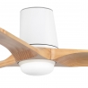 Heywood Tub 90 Λευκός Πεύκο με DC μοτέρ και LED φωτιστικό της Faro
