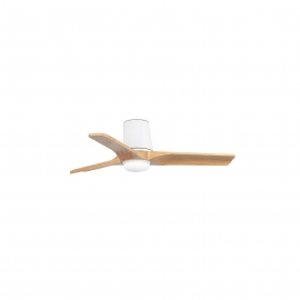 Heywood Tub 90 Λευκός Πεύκο με DC μοτέρ και LED φωτιστικό της Faro
