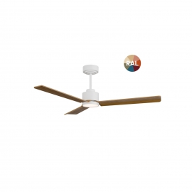 Anne 127 Λευκός Medium ξύλο  με DC μοτέρ και LED (GL) της Sulion