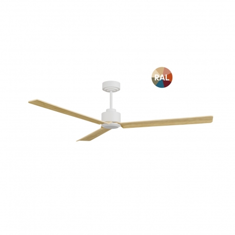 Anne 160 Λευκός Φυσικό ξύλο με DC μοτέρ και τηλεχειρισμό της Sulion