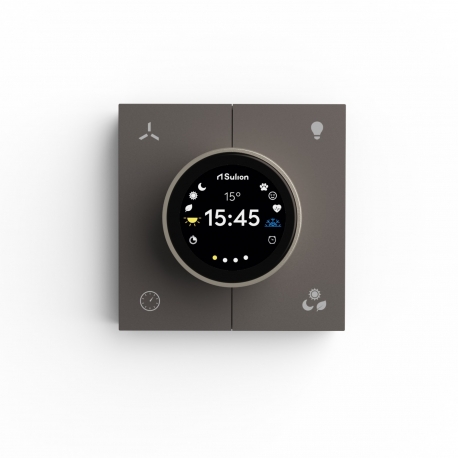 Επίτοιχο Control με LCD οθόνη και Sensors για DC ανεμιστήρες οροφής της Sulion Λευκό