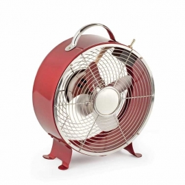Triton RED κόκκινος ρετρό ανεμιστήρας της Faro