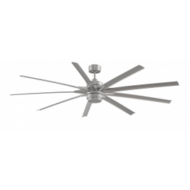 ODYN brushed chrome με DC μοτέρ και φωτιστικό της FANIMATION