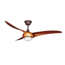 Helix Wood με DC μοτέρ και LED φωτιστικό της La Creu