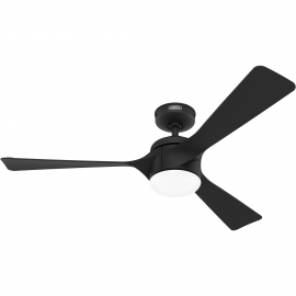 Rosedale Μαύρος με DC μοτέρ και LED φωτιστικό της Hunter